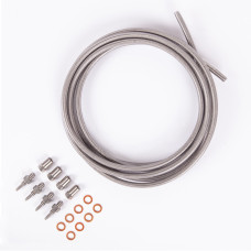 TUBES AND FITTINGS COMPLETE SYSTEM (STEEL BRAIDED HOSE)